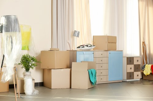 Local movers planning access and parking for a Docklands relocation