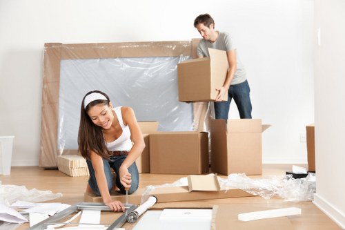 Specialist piano removals service in a Docklands apartment setting