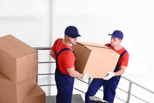 Furniture removal team handling apartment moves in Docklands