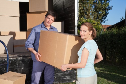 Sturdy moving boxes and protective wrap for Docklands storage and relocation